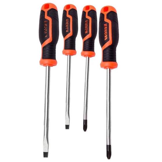 Imagem de Conjunto Completo Com 4 Chaves De Fenda Para Reparos Em Casa Bom Para Se Ter Em Casa
