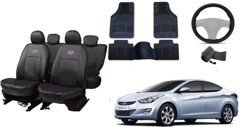 Imagem de Conjunto Completo de Capas Elantra 11-14 + Volante e Tapete