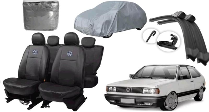 Imagem de Conjunto Completo de Capas Gol 86-96 com Capa de Cobrir e Limpador