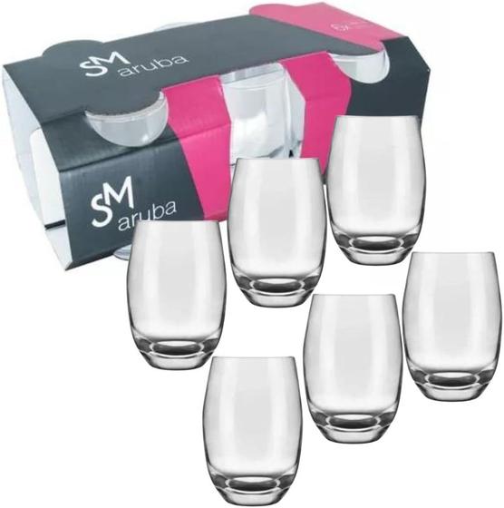 Imagem de Conjunto Copo Aruba Cristal 6x465ml - Nadir J3060201252251