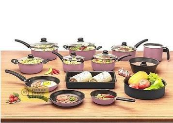 Conjunto Cozinha Kit Panelas 13 Peças Teflon Antiaderente Menor preço em Conjunto Cozinha Kit Panelas 13 Peças Teflon Antiaderente