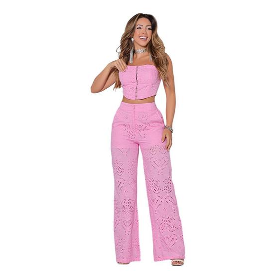 Imagem de Conjunto Cropped com Calça Emporio Pit Bull - 83027