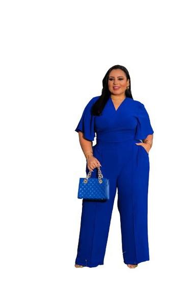 Imagem de Conjunto Cropped e Calça Plus Size