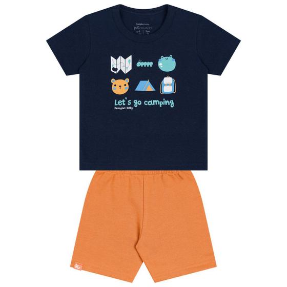 Imagem de Conjunto Curto Infantil Kamylus Estampado Menino