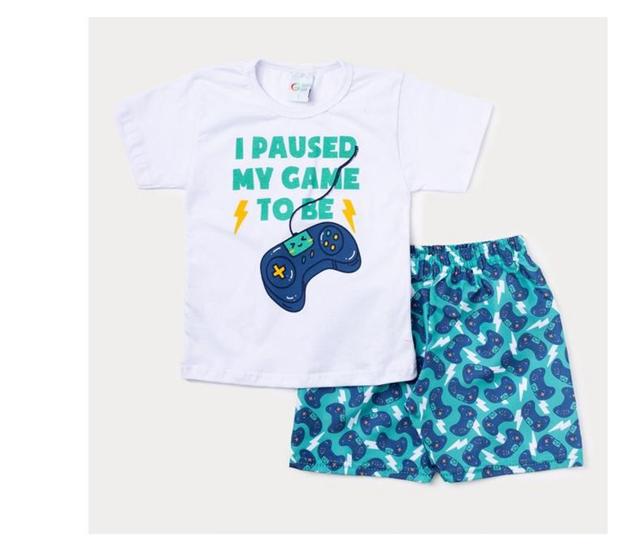 Imagem de Conjunto Dahti Kids Videogame Masculino -2 Peças