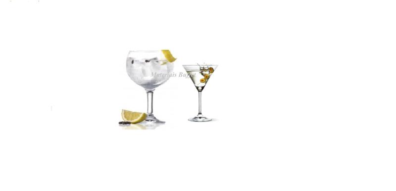 Imagem de Conjunto de 03 Taças Gin Tônica e 03 Taças Martini 