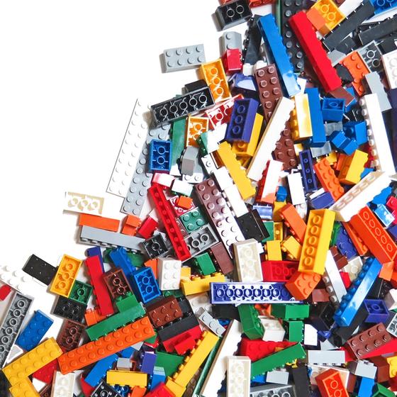 Imagem de Conjunto de 10 Cores de Blocos de Construção Platoon - 6 Libras - Compatível com Principais Marcas