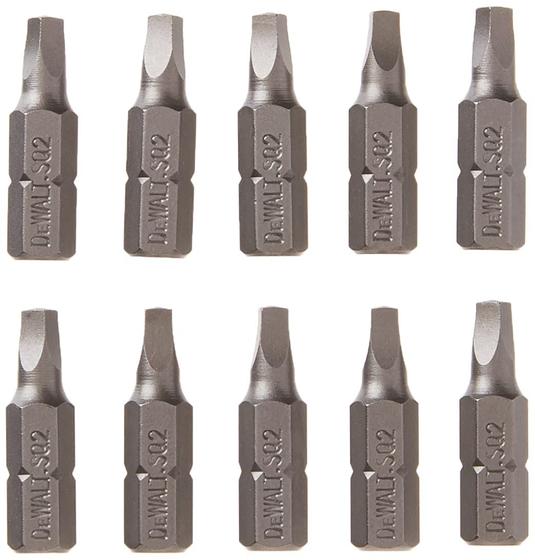 Imagem de Conjunto de 10 Pontas de Bits DEWALT DW2202B10 - 1/4" de Entrada - 2" de Comprimento