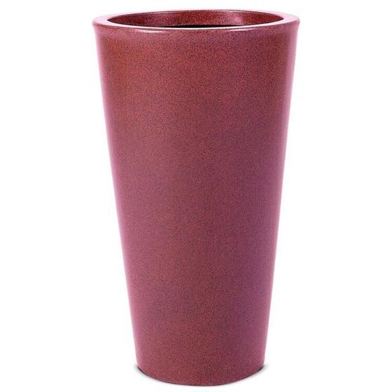 Imagem de Conjunto de 10 Vasos Decorativo para Plantas Conico Aldora 56 Marrom Avermelhado