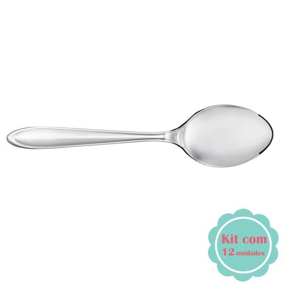 Imagem de Conjunto de 12 Colheres de Café Classic Inox Class Home