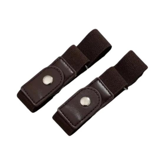 Imagem de Conjunto de 2 Cintos Elásticos Invisíveis Ajustáveis - Unissex - Sem Fivela