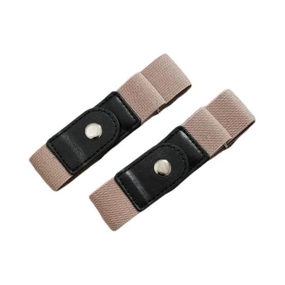 Imagem de Conjunto de 2 Cintos Elásticos Invisíveis Ajustáveis - Unissex - Sem Fivela