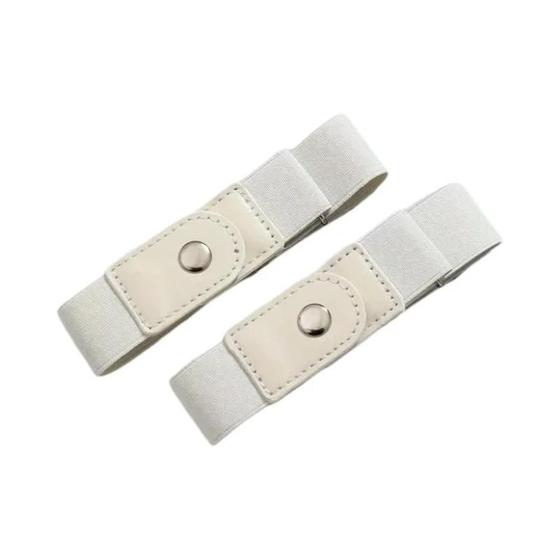 Imagem de Conjunto de 2 Cintos Elásticos Invisíveis Ajustáveis - Unissex - Sem Fivela