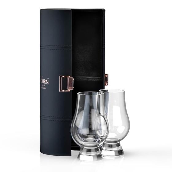 Conjunto de 2 copos de uísque GLENCAIRN para presente com estojo de viagem Menor preço em Conjunto de 2 copos de uísque GLENCAIRN para presente com estojo de viagem