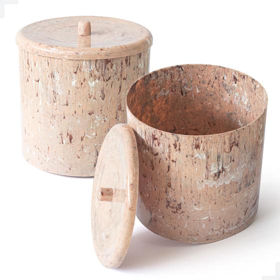 Imagem de Conjunto de 2 lixeirinhas 6litros - cestinho Multiuso 