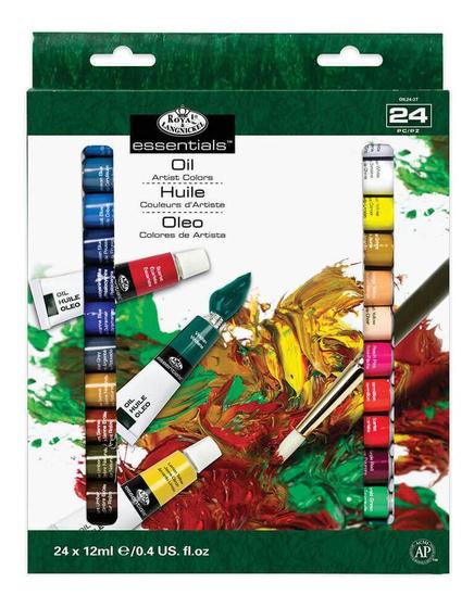 Imagem de Conjunto de 24 Tintas À Óleo 21ml Oil21-24 Royal Langnickel