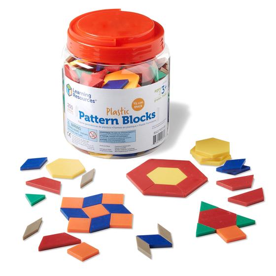 Imagem de Conjunto de 250 Blocos de Plástico para Aprendizagem Infantil