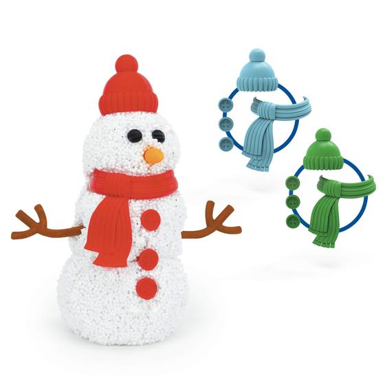 Imagem de Conjunto de 3 bonecos Toy Educational Insights Playfoam Build-a-Snowman