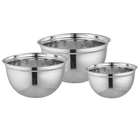 Imagem de Conjunto de 3 Bowls Light em Aço Inox - Dynasty