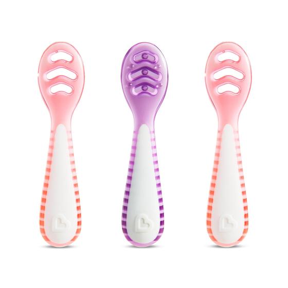 Imagem de Conjunto de 3 Colheres Munchkin Gentle Dip para Baby Led Weaning