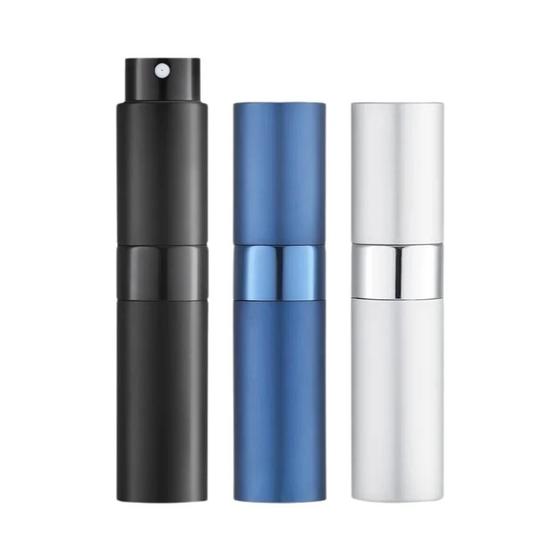 Imagem de Conjunto de 3 Frascos de Spray de Perfume Recarregáveis 8ml - com 4 Acessórios