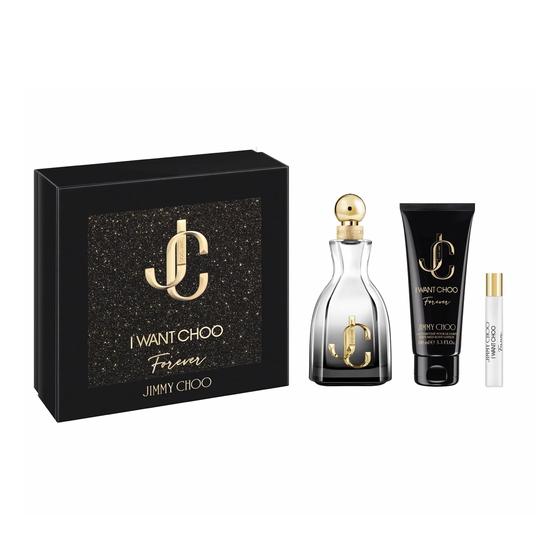 Imagem de Conjunto de 3 peças de perfume Jimmy Choo I Want Choo Forever para mulheres