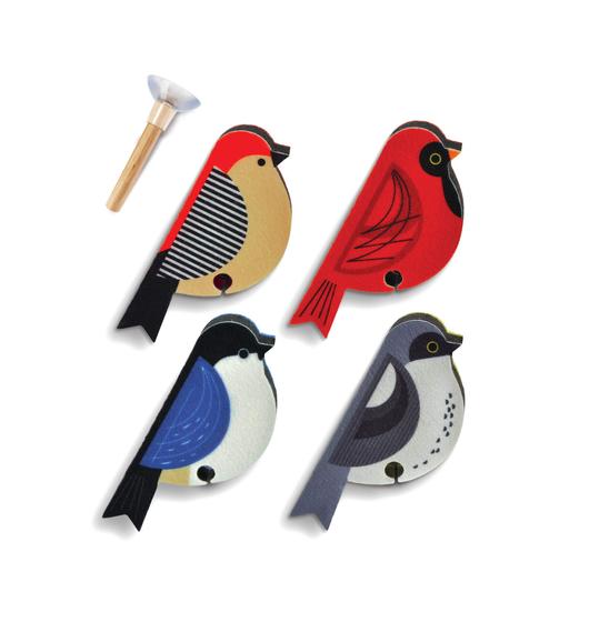 Imagem de Conjunto de 4 Esponjas Fred Perched Bird com Ventosas - Original