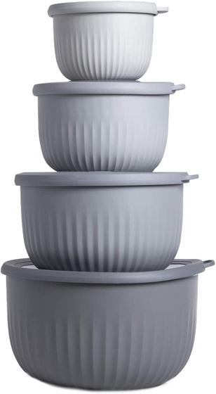 Imagem de Conjunto de 4 Taças de Mistura COOK WITH COLOR com Tampas