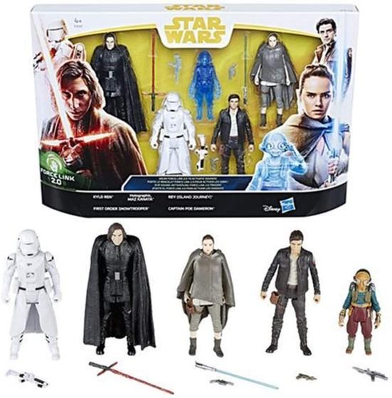 Imagem de Conjunto de 5 Figuras de Ação Star Wars The Last Jedi com Force Link 2.0