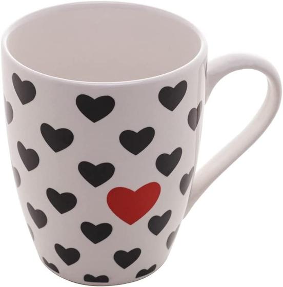 Imagem de Conjunto de 6 Canecas de Porcelana Heart With Love 350ml