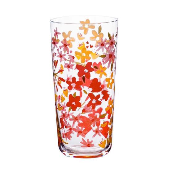 Imagem de Conjunto De 6 Copos De Cristal Long Drink 450 Ml Ginga Flora