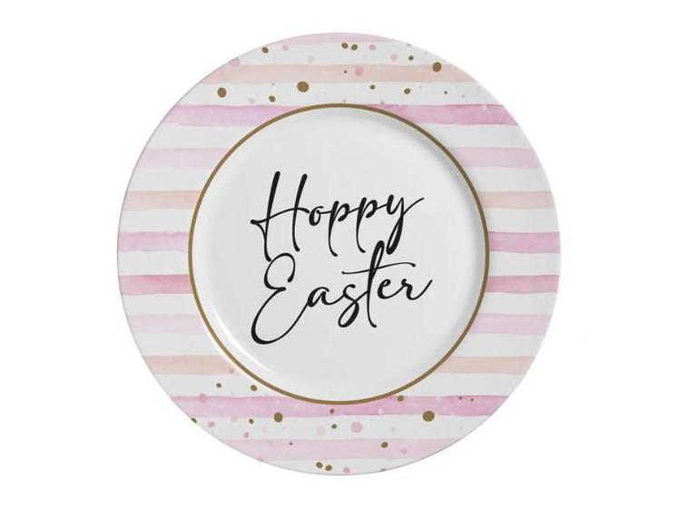 Imagem de Conjunto De 6 Pratos Rasos Páscoa Happy Easter Alleanza
