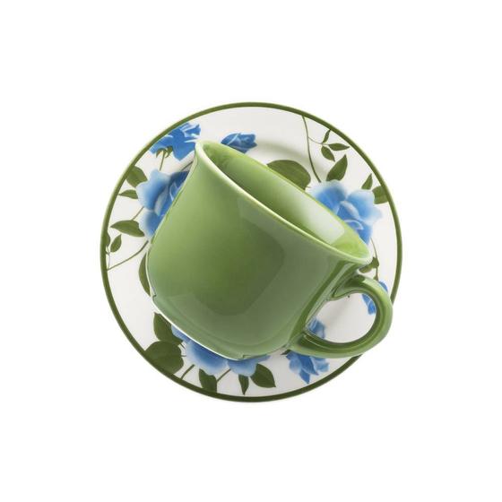 Imagem de Conjunto de 6 Xícaras de chá com Pires Oxford Donna Alice