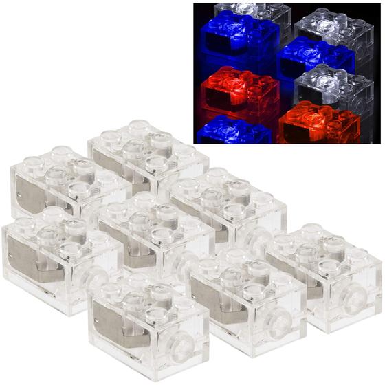 Imagem de Conjunto de 8 Blocos de Construção com Luzes