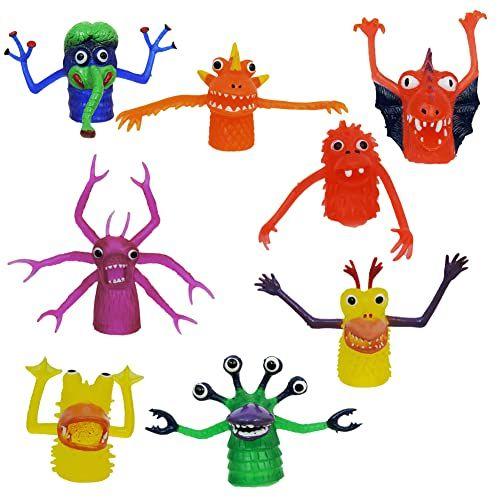 Imagem de Conjunto de 8 Marionetes de Dedo Monstros