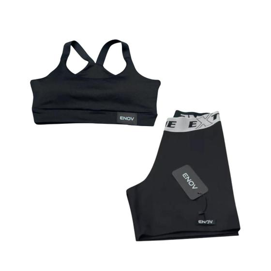 Imagem de Conjunto de Academia Top Ayla + Short Extreme Dry fit