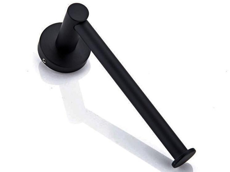 Imagem de Conjunto de acessórios de banheiro Wokex Black Toilet Brush Holder