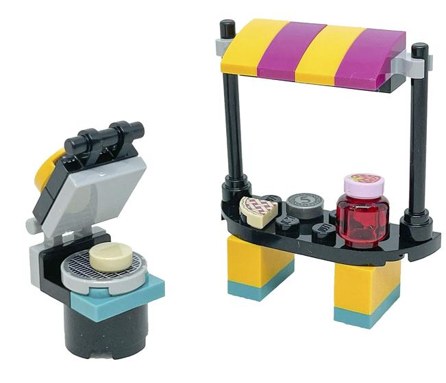 Imagem de Conjunto de Acessórios LEGO Friends: Quiosque da Andrea com Waffles (29 peças)