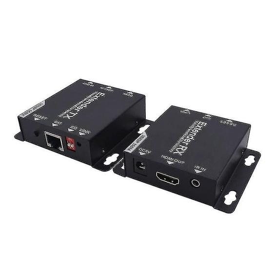 Imagem de Conjunto de Acessórios para Computador com Cabo de Rede 150m - Extensor HDMI Sem Perda e Atraso