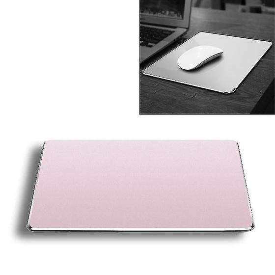 Imagem de Conjunto de Acessórios para Computador com Mousepad Antiderrapante em Alumínio - Dourado Rosa