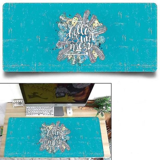 Imagem de Conjunto de Acessórios para Computador com Mousepad - Design "Explosão de Frutas" (1200x600x3mm)