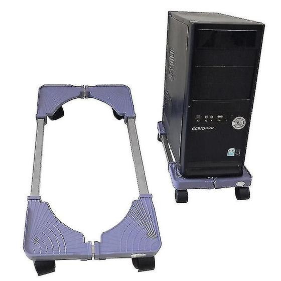 Imagem de Conjunto de Acessórios para Computador - Suporte de Base Ajustável com Rodas (43-55cm)