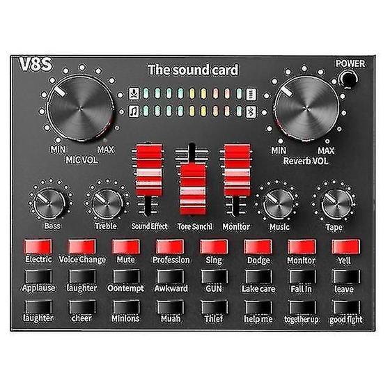 Imagem de Conjunto de Acessórios para Computador V8S - Mixer de Áudio Bluetooth para Streaming e Webcast