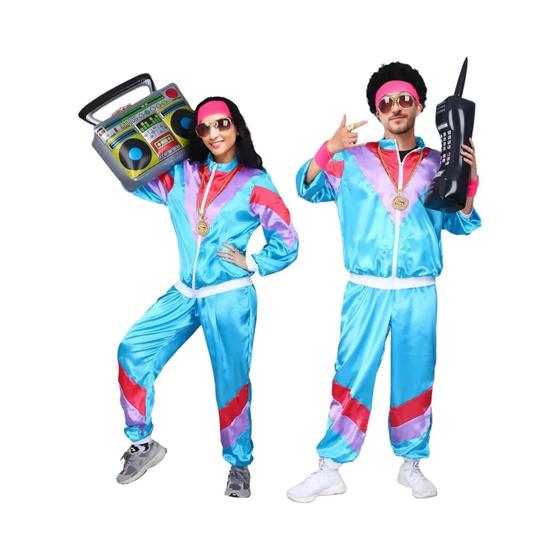 Hip Hop Roupas Para Festa Dos Anos 80 E 90 Conjunto De Agasalho