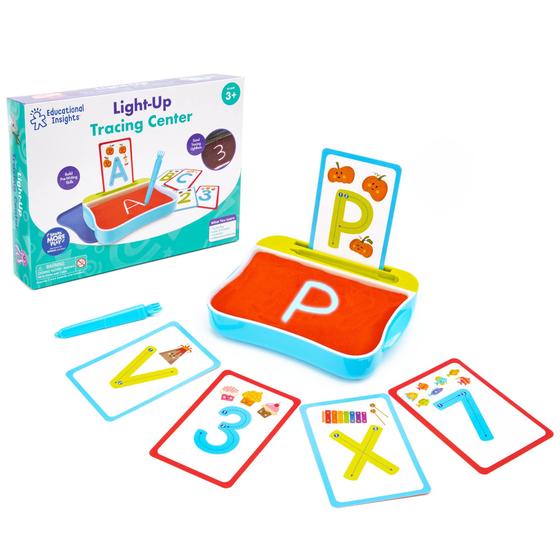 Imagem de Conjunto de alfabetos Educational Insights Light-Up Tracing Center