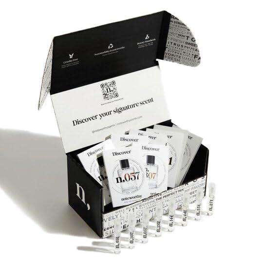 Imagem de Conjunto de amostras de perfume notável com crédito para perfume de 100 ml