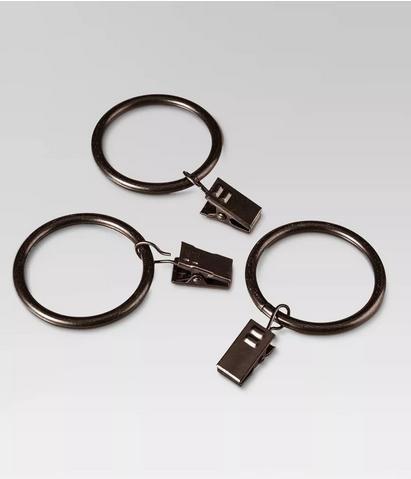 Imagem de Conjunto de Anéis para Cortina de 1,5 Polegadas - Threshold