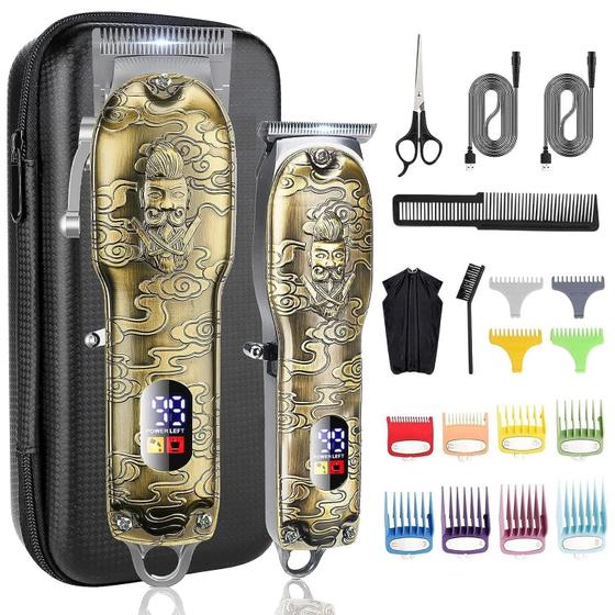 Imagem de Conjunto de aparador de barba Suttik Professional para homens