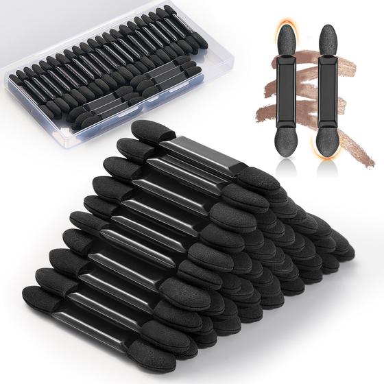 Imagem de Conjunto de aplicadores de sombras MORGLES Double Ended 50 PCS