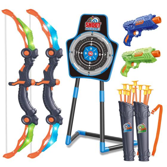 Imagem de Conjunto de Arco e Flecha SpringFlower com LED para Crianças (5-10 anos)